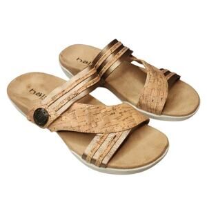 Halsa Footwear Womens Desiree Sandals Size 7M Boho Bohemian Comfort Leather